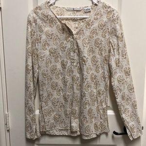 Light cotton top with embroidery detail